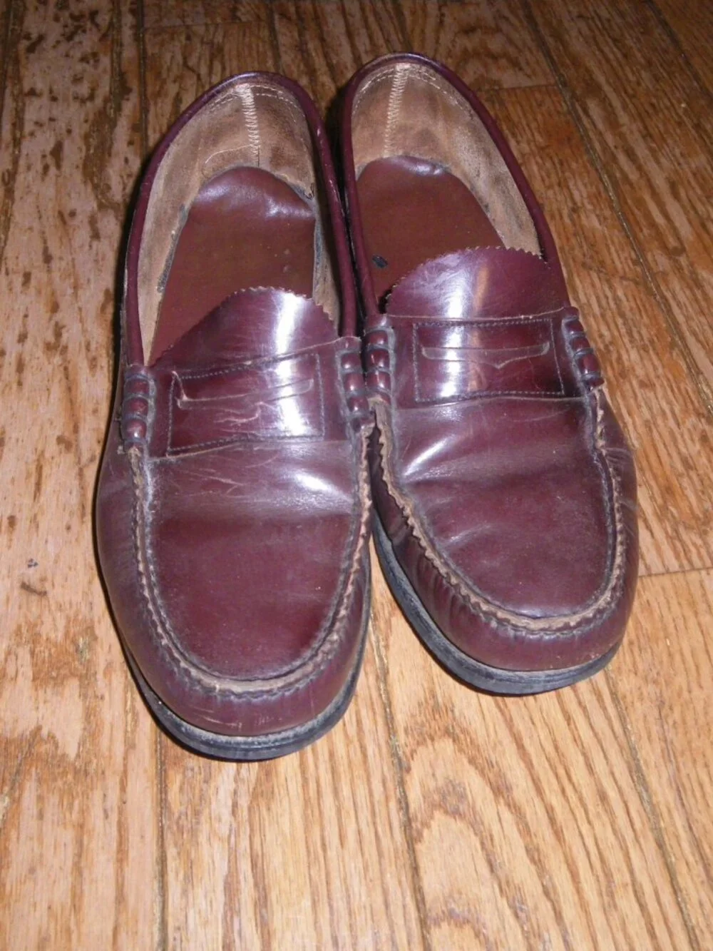 Vintage Men’s Dexter USA Brown Leather Slip On Loafers Dress Shoes